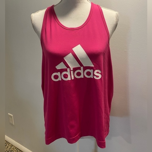 {Adidas} Mesh Pink Tank Top - Picture 1 of 4